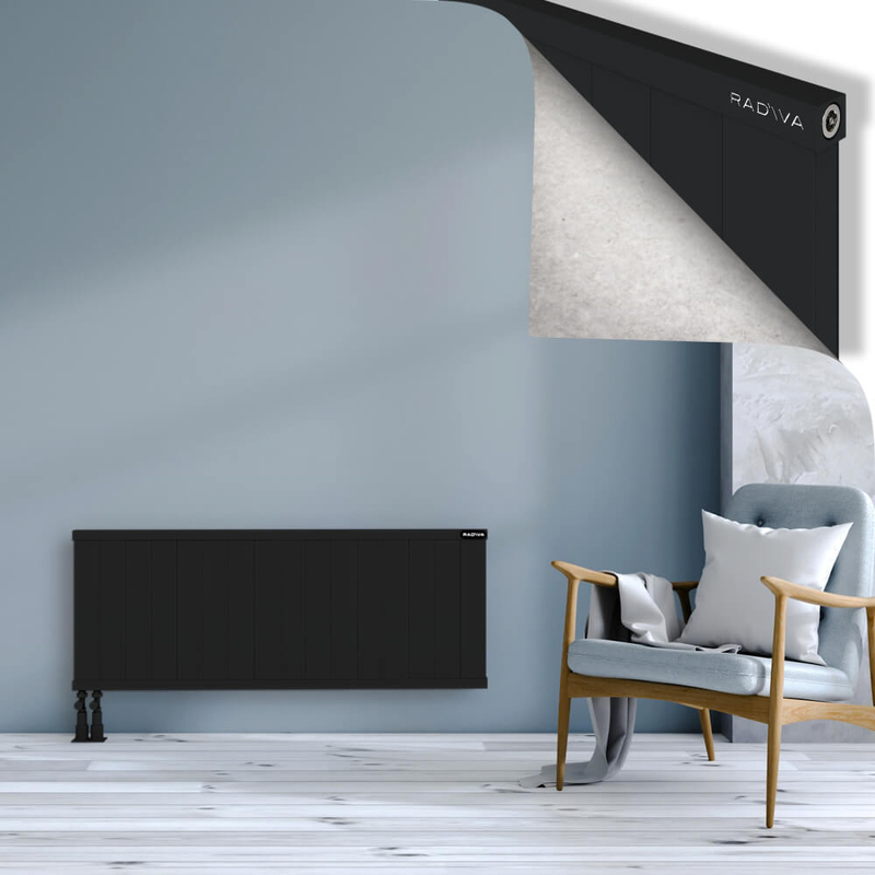 RIO Dekoratif Alüminyum Radyatör 500x1604 Siyah