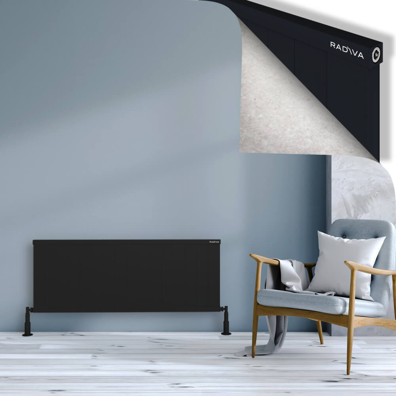 RIO Dekoratif Alüminyum Radyatör 500x1604 Siyah