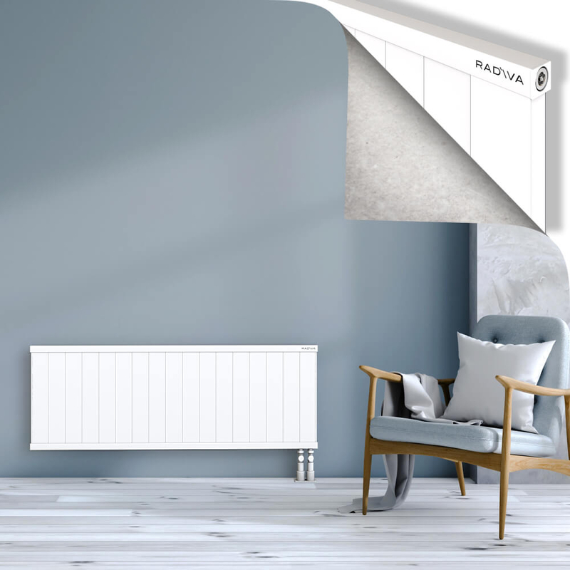 RIO Dekoratif Alüminyum Radyatör 500x1704 Beyaz