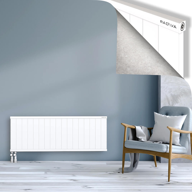 RIO Dekoratif Alüminyum Radyatör 500x1704 Beyaz