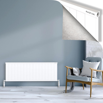Radiva - Rio Dekoratif Alüminyum Radyatör 500x1704 Beyaz
