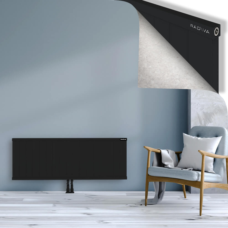 RIO Dekoratif Alüminyum Radyatör 500x1704 Siyah