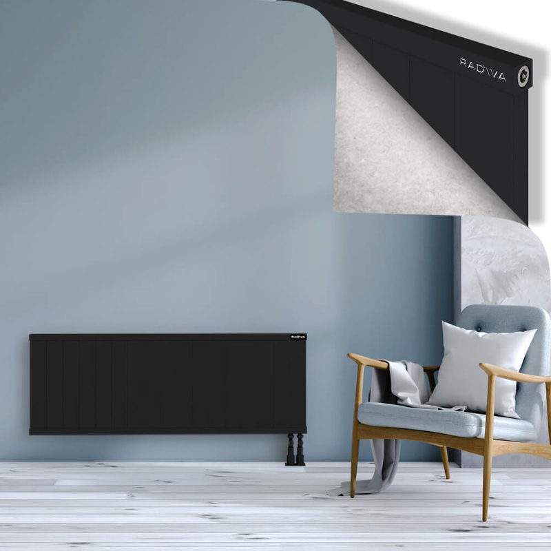 RIO Dekoratif Alüminyum Radyatör 500x1704 Siyah