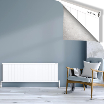 Radiva - Rio Dekoratif Alüminyum Radyatör 500x1804 Beyaz