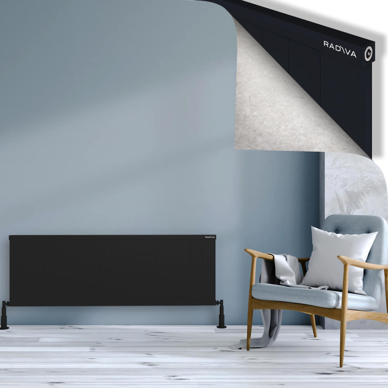 RIO Dekoratif Alüminyum Radyatör 500x1804 Siyah