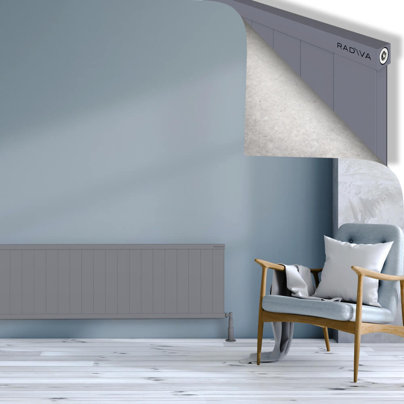 RIO Dekoratif Alüminyum Radyatör 500x2704 Gri