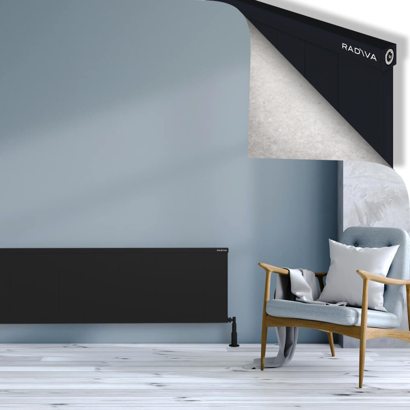RIO Dekoratif Alüminyum Radyatör 500x2704 Siyah