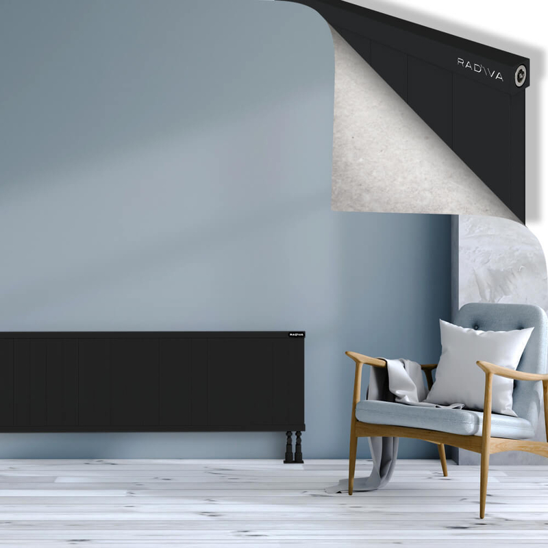 RIO Dekoratif Alüminyum Radyatör 500x2704 Siyah