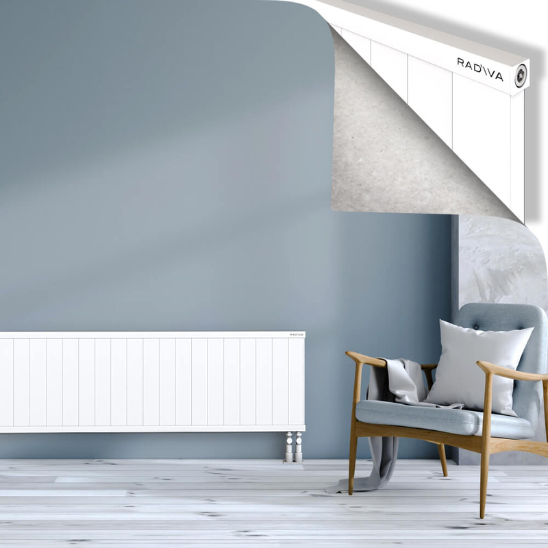 RIO Dekoratif Alüminyum Radyatör 500x2804 Beyaz