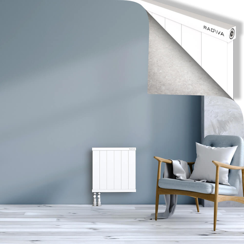 RIO Dekoratif Alüminyum Radyatör 500x604 Beyaz