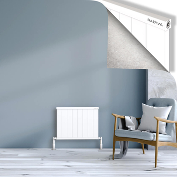 Radiva - Rio Dekoratif Alüminyum Radyatör 500x804 Beyaz