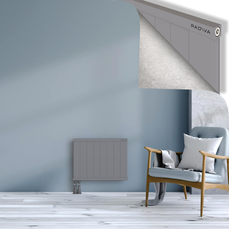 RIO Dekoratif Alüminyum Radyatör 500x804 Gri