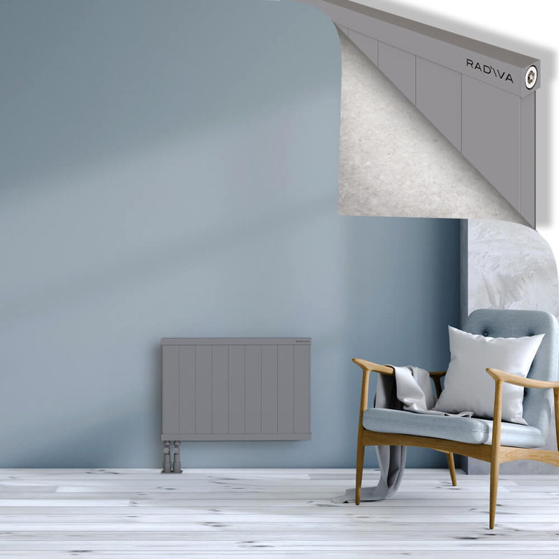 RIO Dekoratif Alüminyum Radyatör 500x904 Gri