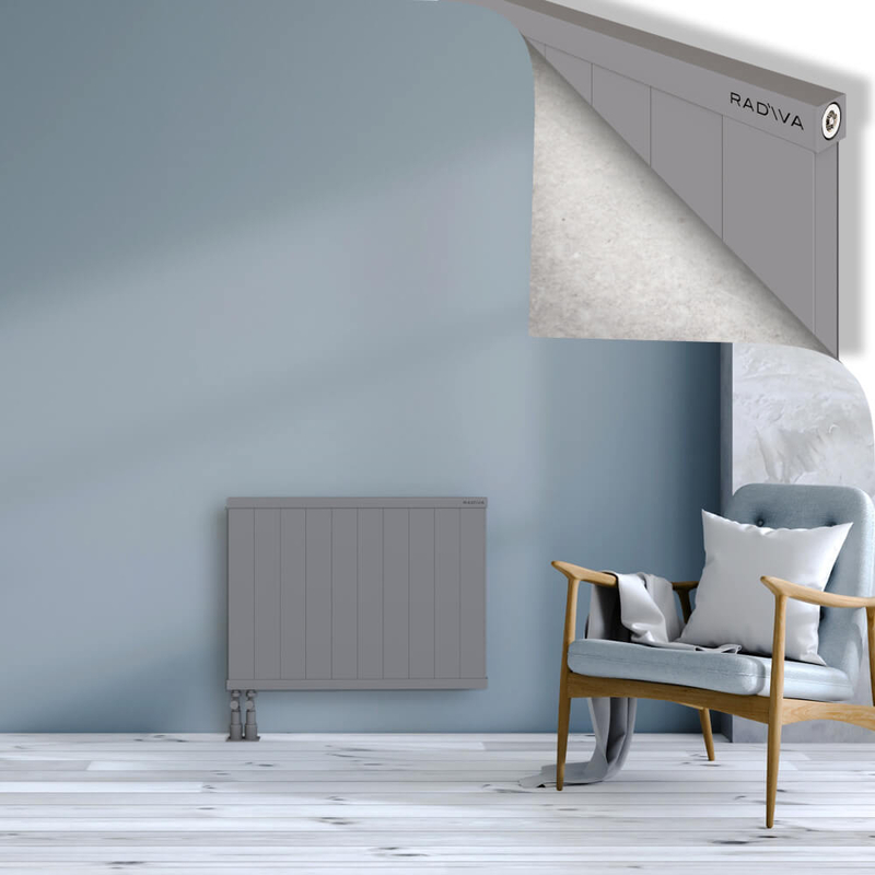 RIO Dekoratif Alüminyum Radyatör 600x1004 Gri