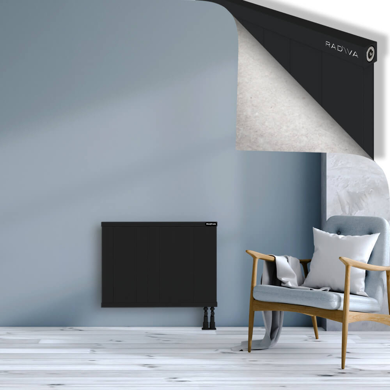 RIO Dekoratif Alüminyum Radyatör 600x1004 Siyah