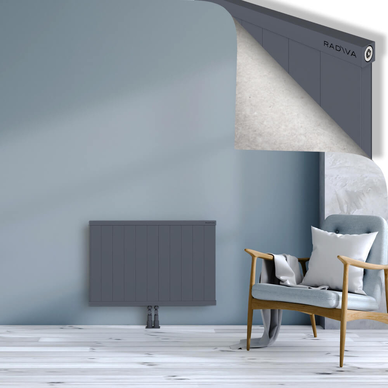 RIO Dekoratif Alüminyum Radyatör 600x1104 Antrasit