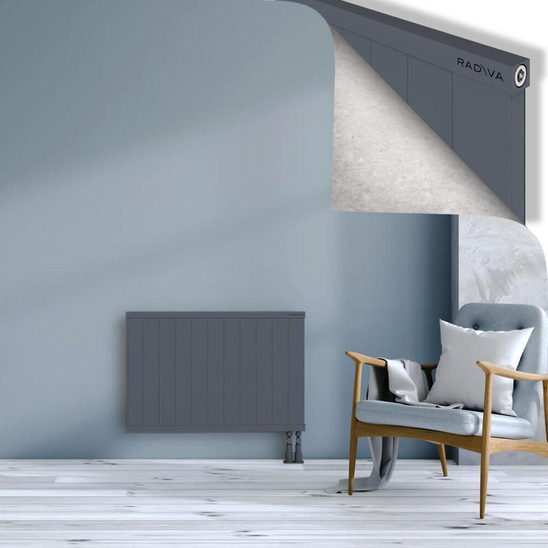 RIO Dekoratif Alüminyum Radyatör 600x1104 Antrasit