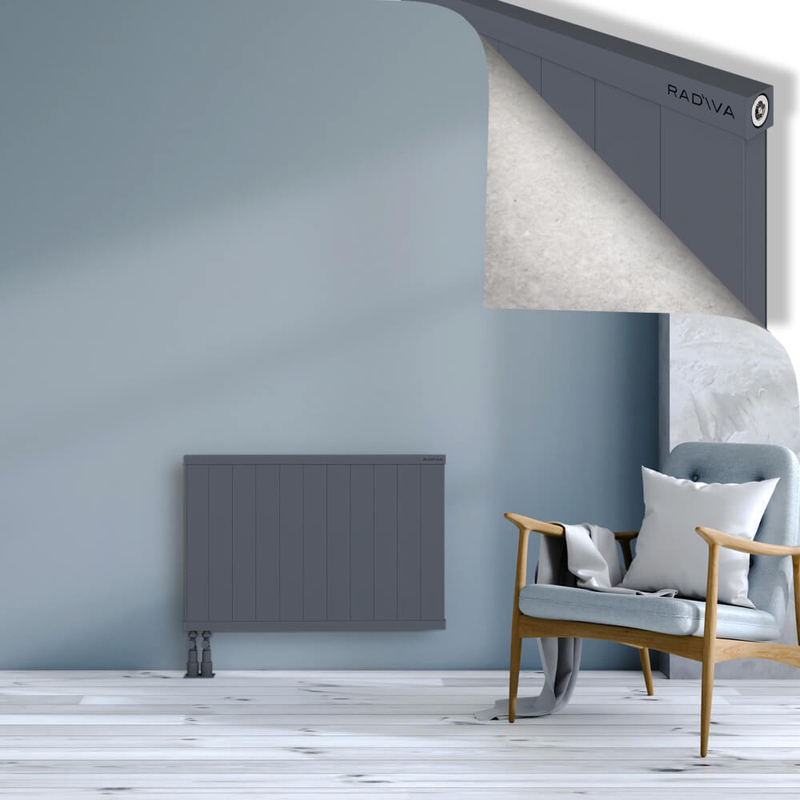 RIO Dekoratif Alüminyum Radyatör 600x1104 Antrasit