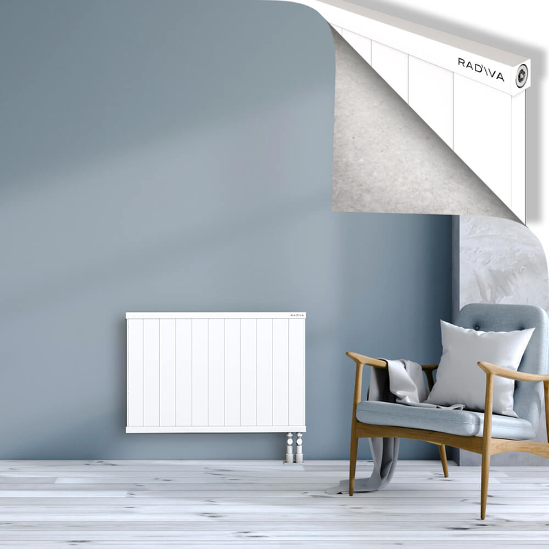 RIO Dekoratif Alüminyum Radyatör 600x1104 Beyaz