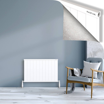 Radiva - Rio Dekoratif Alüminyum Radyatör 600x1104 Beyaz
