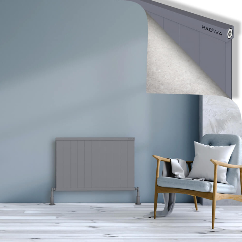 RIO Dekoratif Alüminyum Radyatör 600x1104 Gri