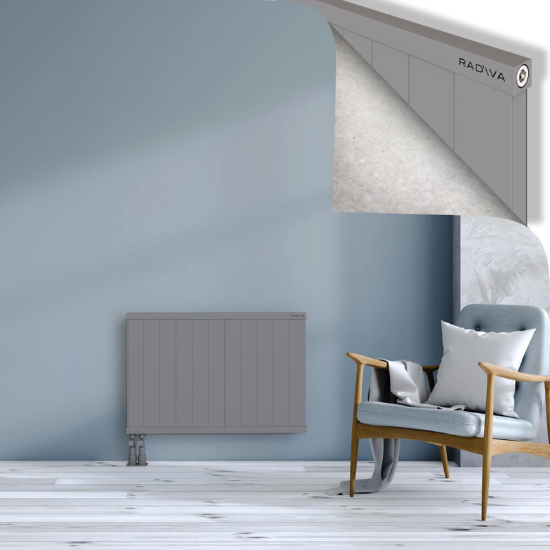 RIO Dekoratif Alüminyum Radyatör 600x1104 Gri