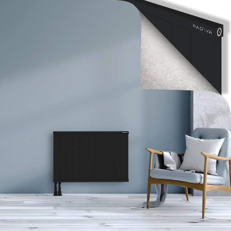 RIO Dekoratif Alüminyum Radyatör 600x1104 Siyah
