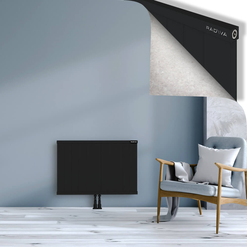 RIO Dekoratif Alüminyum Radyatör 600x1104 Siyah