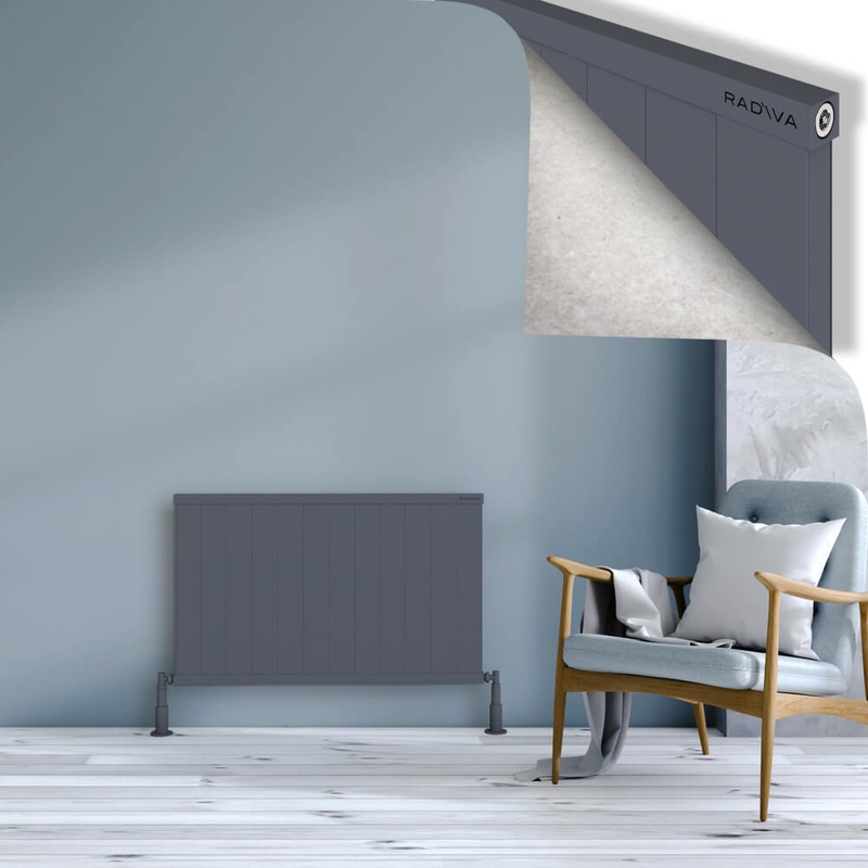 RIO Dekoratif Alüminyum Radyatör 600x1204 Antrasit