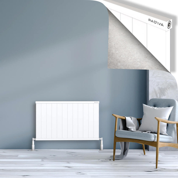 Radiva - Rio Dekoratif Alüminyum Radyatör 600x1204 Beyaz