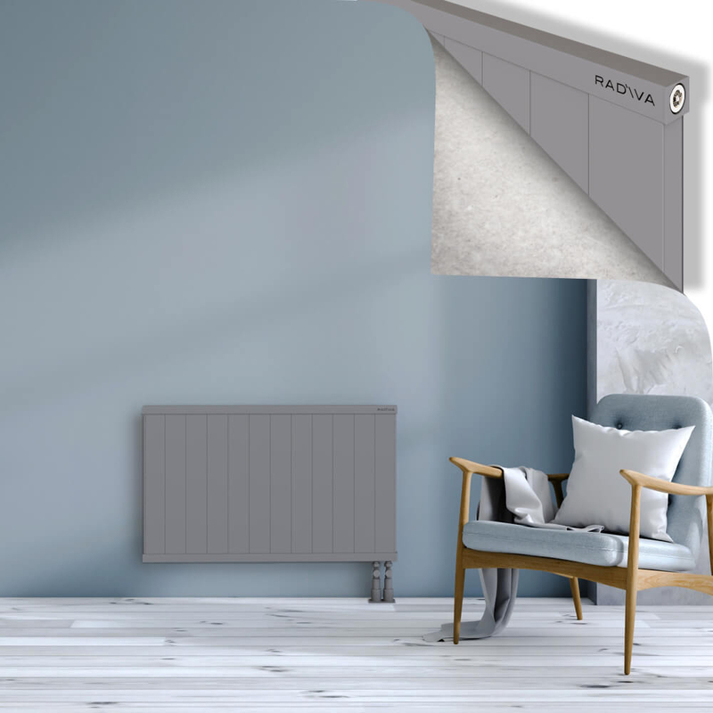 RIO Dekoratif Alüminyum Radyatör 600x1204 Gri