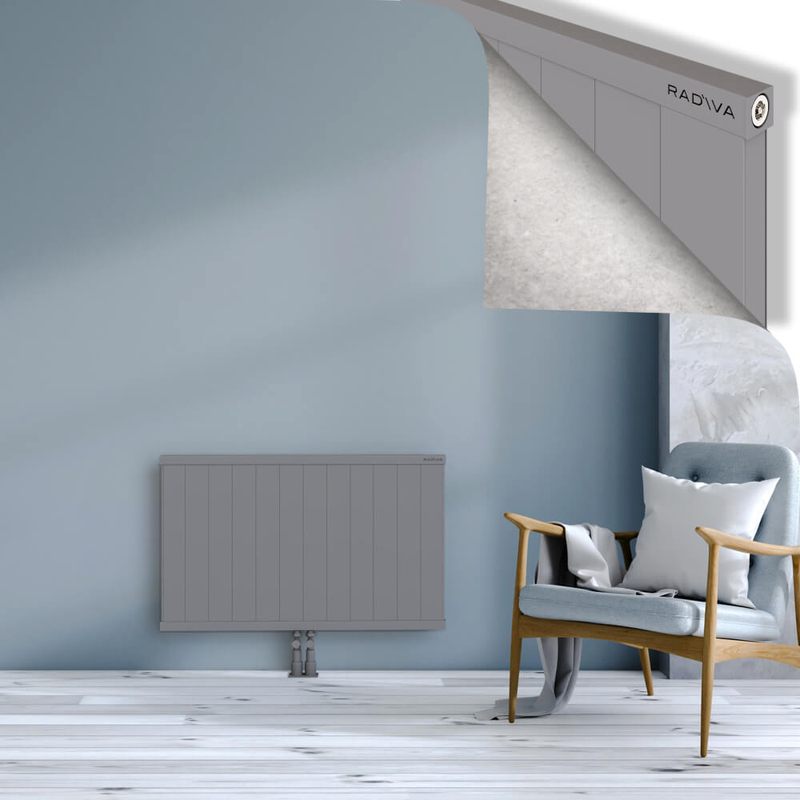 RIO Dekoratif Alüminyum Radyatör 600x1204 Gri