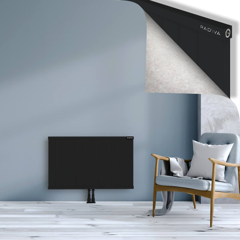 RIO Dekoratif Alüminyum Radyatör 600x1204 Siyah