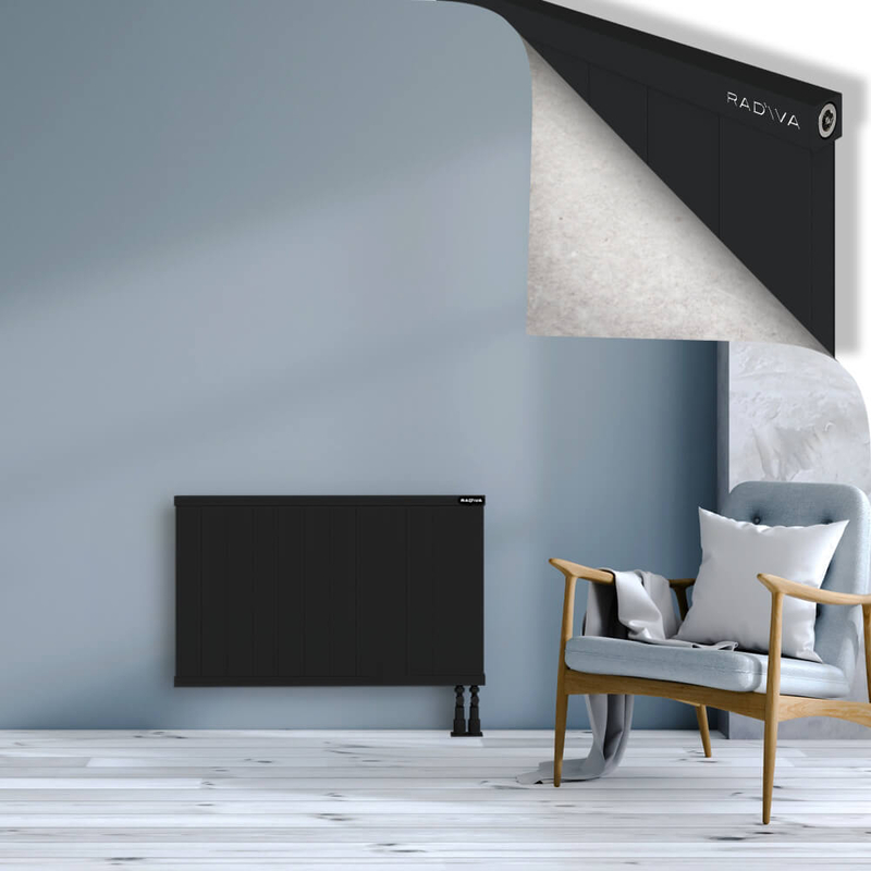 RIO Dekoratif Alüminyum Radyatör 600x1204 Siyah