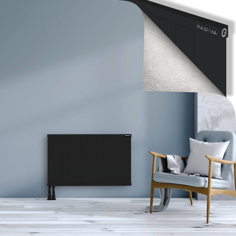 RIO Dekoratif Alüminyum Radyatör 600x1204 Siyah