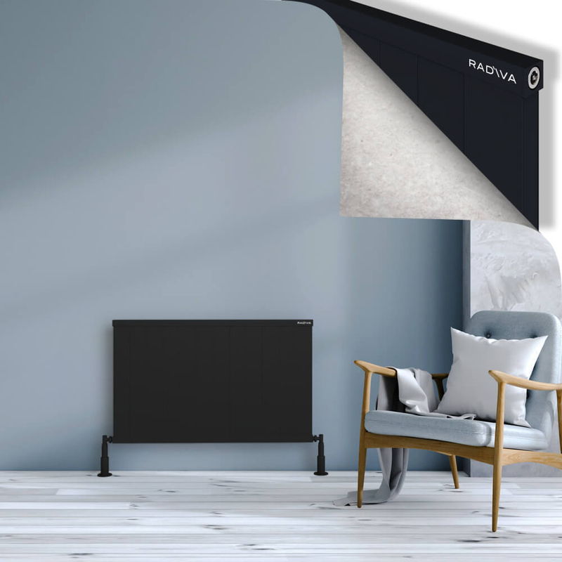 RIO Dekoratif Alüminyum Radyatör 600x1204 Siyah