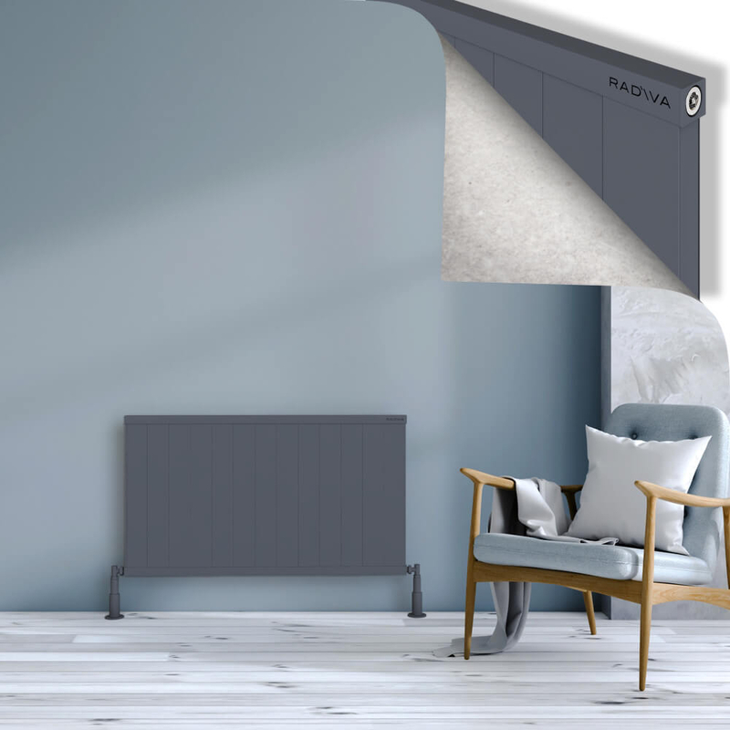 RIO Dekoratif Alüminyum Radyatör 600x1304 Antrasit