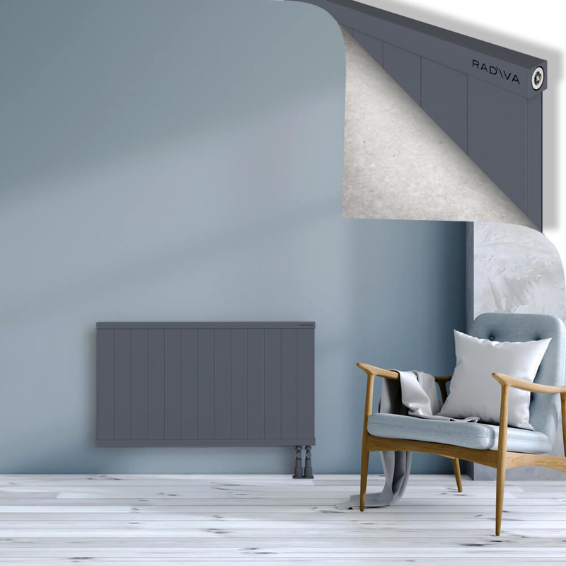 RIO Dekoratif Alüminyum Radyatör 600x1304 Antrasit