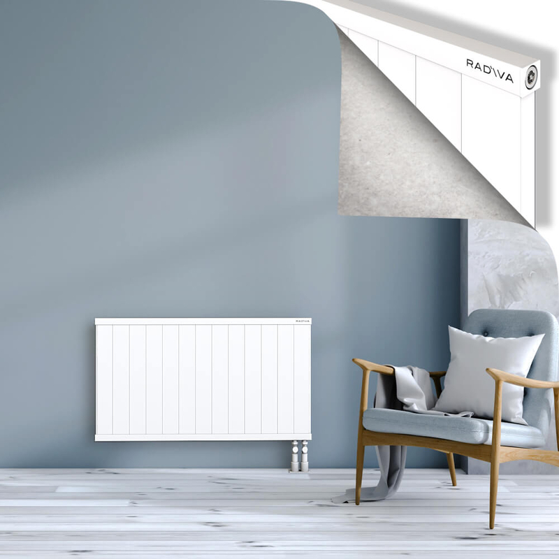 RIO Dekoratif Alüminyum Radyatör 600x1304 Beyaz