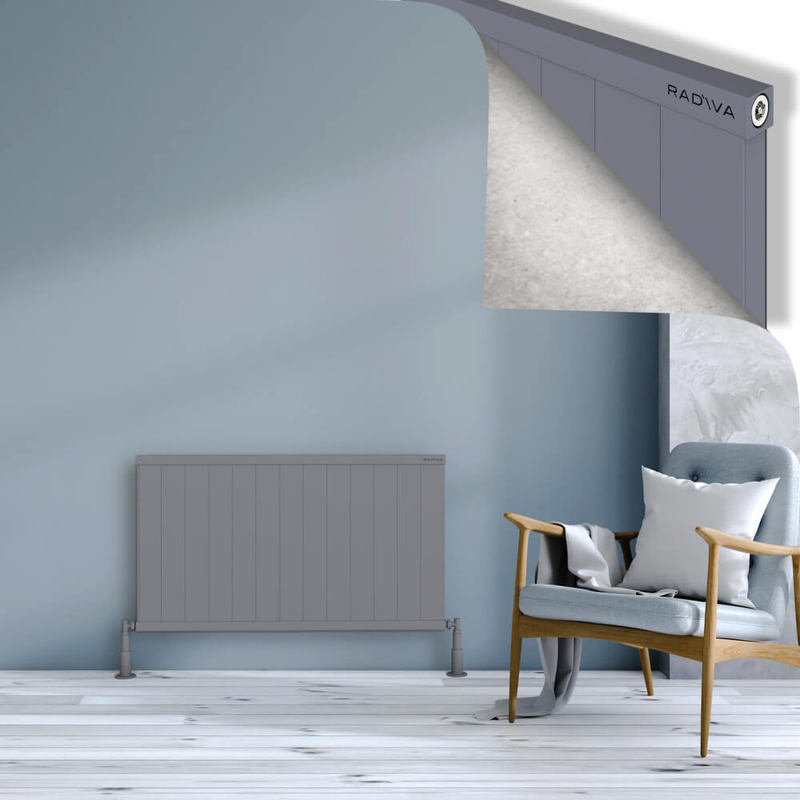 RIO Dekoratif Alüminyum Radyatör 600x1304 Gri