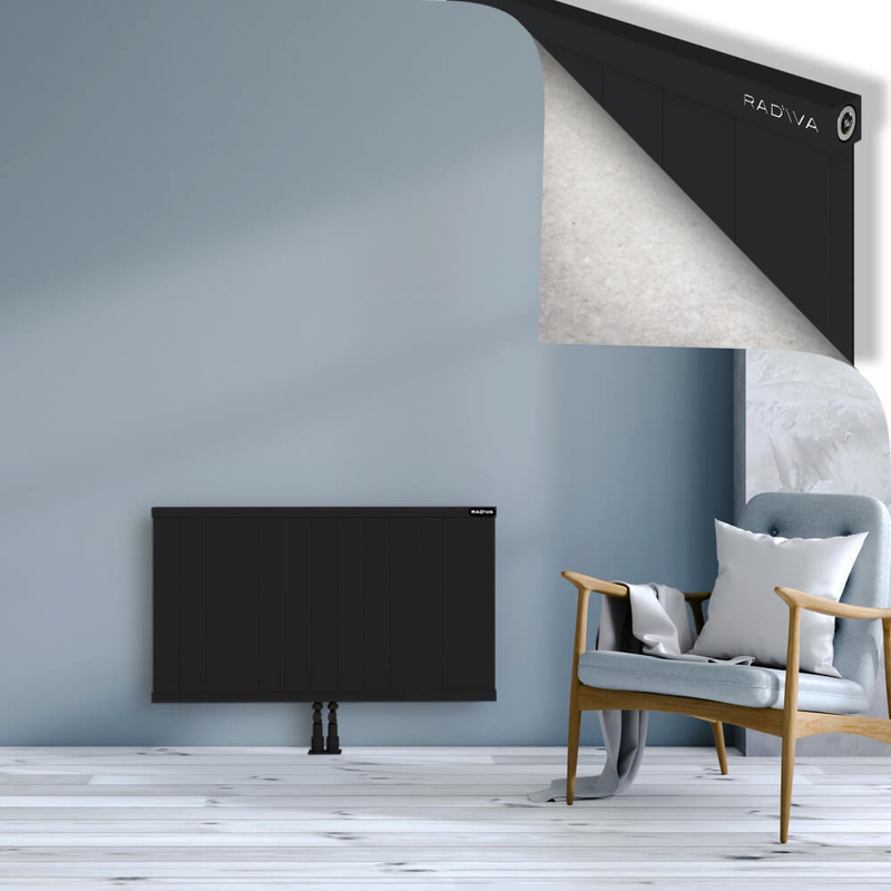 RIO Dekoratif Alüminyum Radyatör 600x1304 Siyah