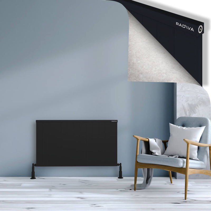 RIO Dekoratif Alüminyum Radyatör 600x1304 Siyah