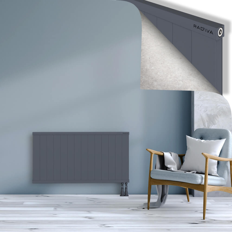 RIO Dekoratif Alüminyum Radyatör 600x1404 Antrasit