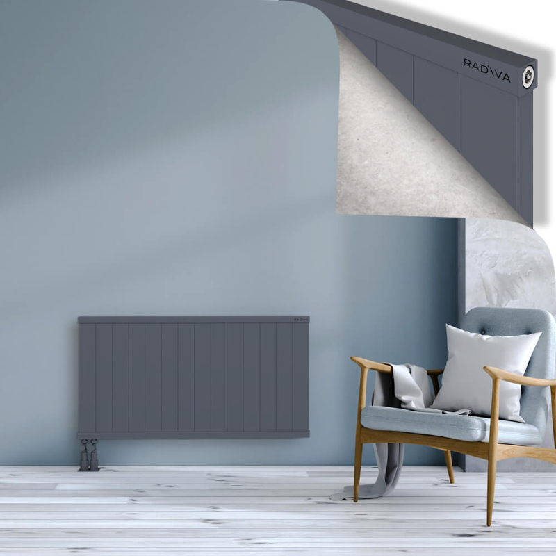 RIO Dekoratif Alüminyum Radyatör 600x1404 Antrasit