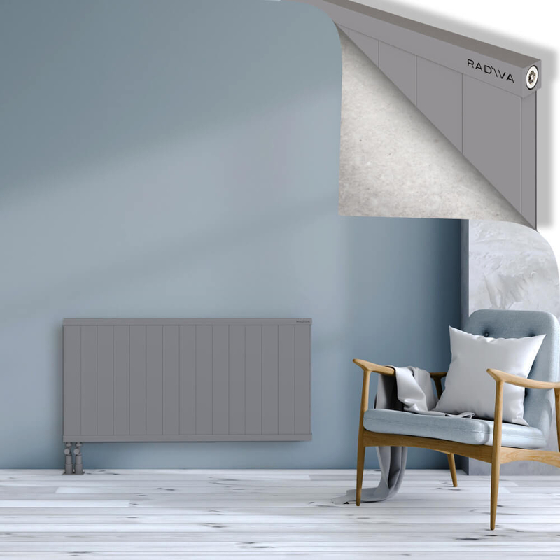 RIO Dekoratif Alüminyum Radyatör 600x1504 Gri