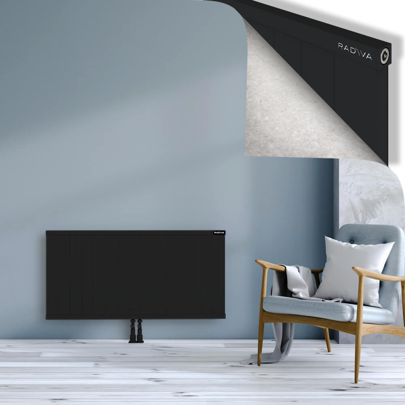 RIO Dekoratif Alüminyum Radyatör 600x1504 Siyah
