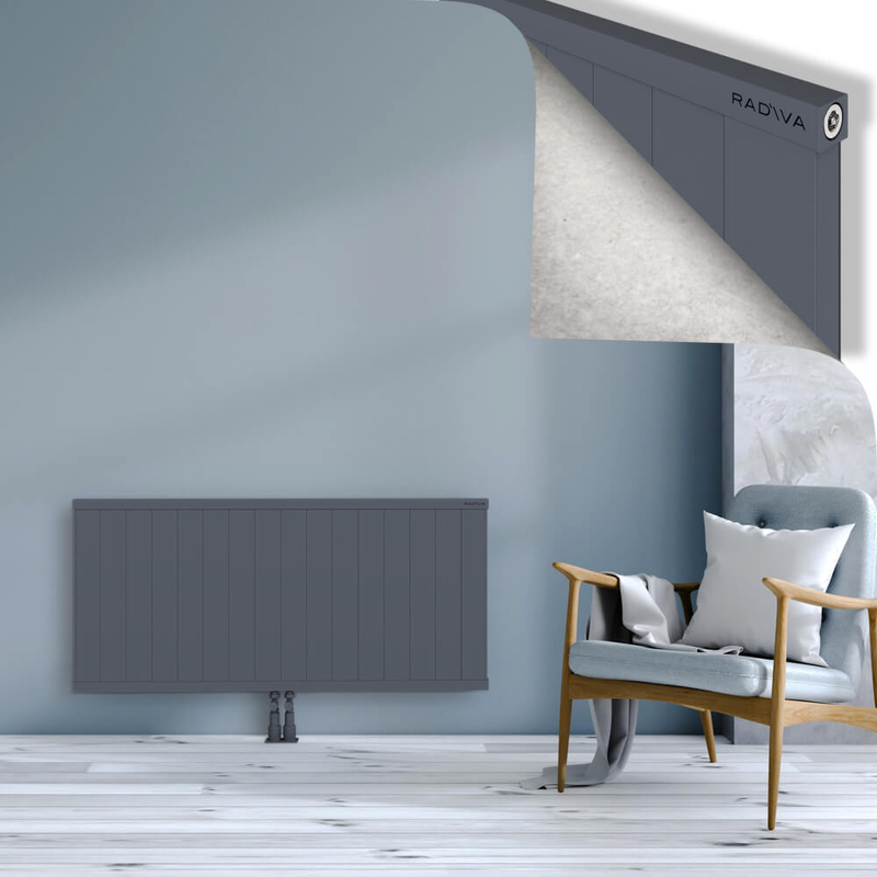 RIO Dekoratif Alüminyum Radyatör 600x1604 Antrasit