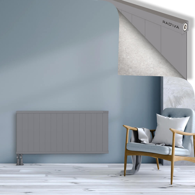 RIO Dekoratif Alüminyum Radyatör 600x1604 Gri