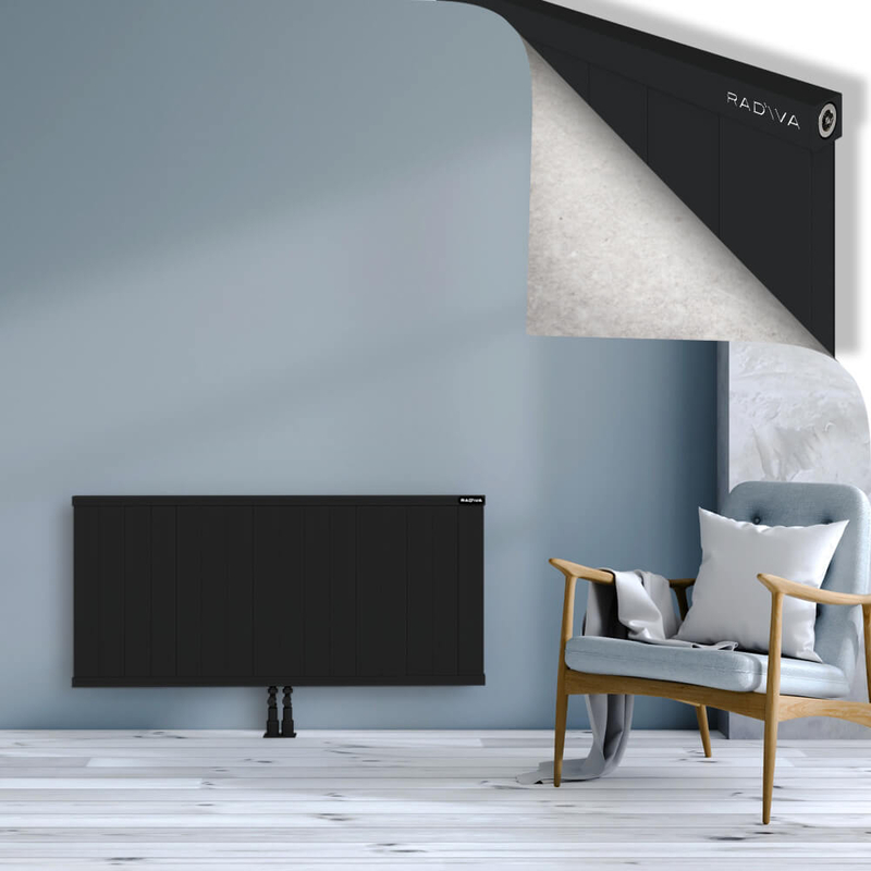 RIO Dekoratif Alüminyum Radyatör 600x1604 Siyah