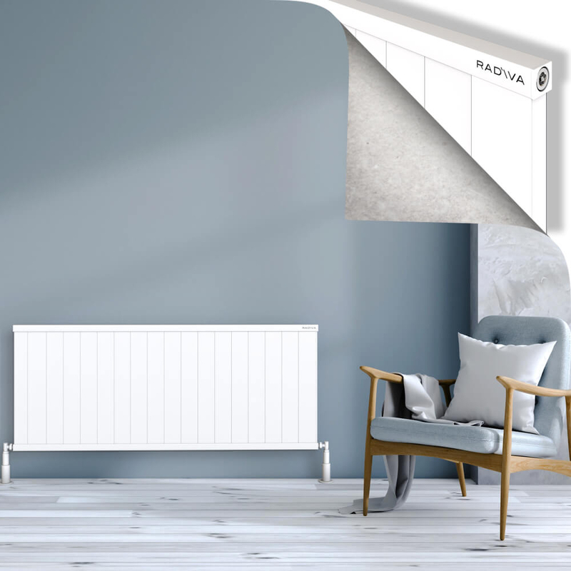 RIO Dekoratif Alüminyum Radyatör 600x1804 Beyaz